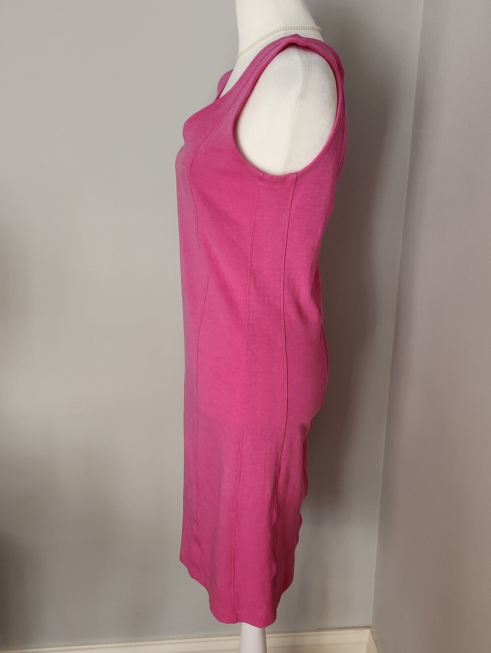 Horny Toad Pink Flexcell Tomboy Shift V-neck Tank Dress S - Picture 3 of 12